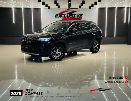 JEEP COMPASS 1.3 T270 TURBO FLEX LONGITUDE AT6 JEEP COMPASS 1.3 T270 TURBO FLEX LONGITUDE AT6